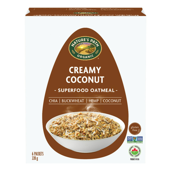 Oatmeal & Hot Cereal Nature's Path Qi'a Hot Cereal Creamy Coconut hero