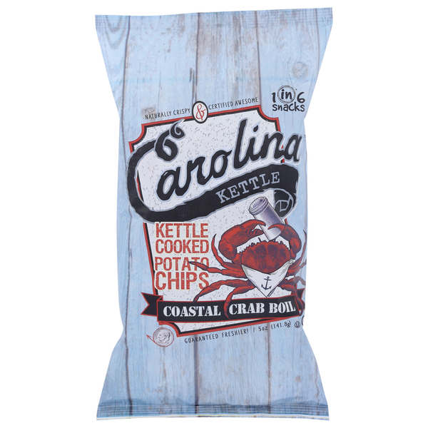 Chips & Pretzels Carolina Kettle Chips Kettle Crab Boil hero