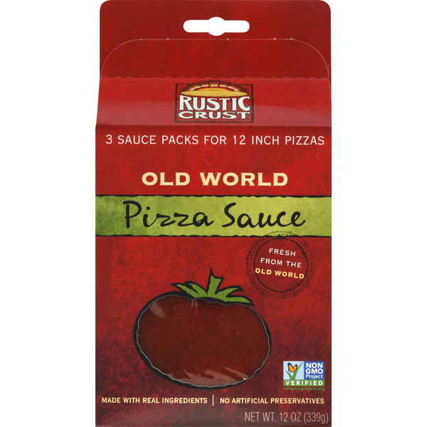 Breads Rustic Crust Pizza Sauce, Old World, 3 Pack hero