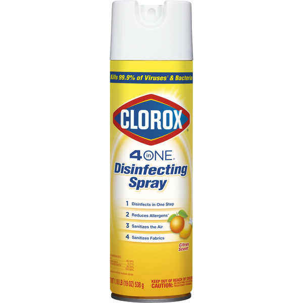 Cleaning Products Clorox 4 In One Disinfecting Spray hero