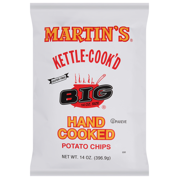 Chips & Pretzels Martin's Potato Chips, Hand Cooked Kettle-Cook'd hero