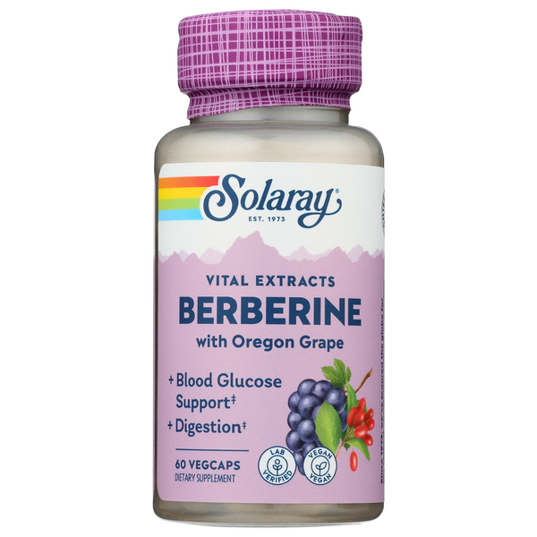 Dietary Supplements Solaray Berberine Root Extra hero