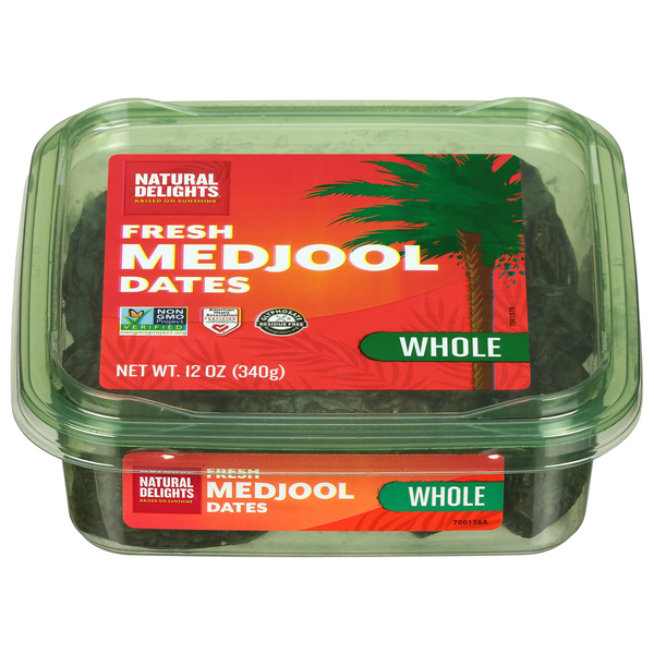 Packaged Vegetables & Fruits Natural Delights Medjool Dates, Fresh, Whole hero