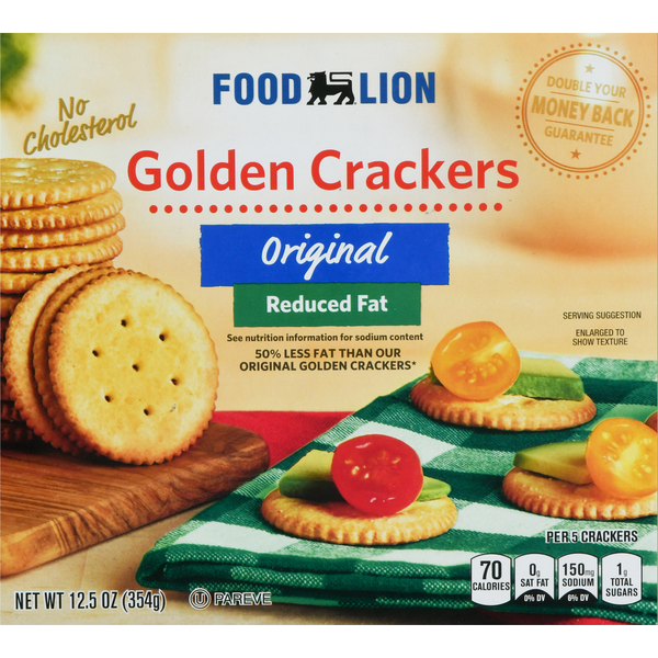 Crackers Food Lion Reduced Fat Golden Crackers hero