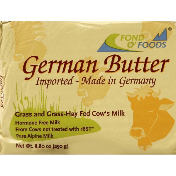 Butter Fond O' Foods German Butter hero