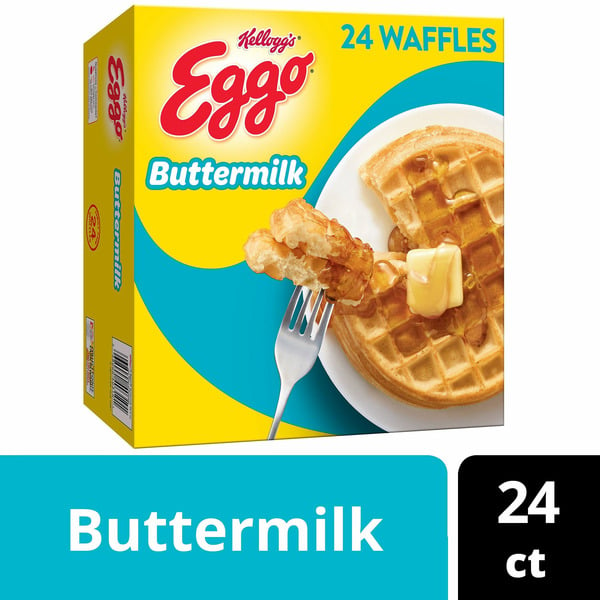 Frozen Breakfast Kellogg’s Eggo Frozen Waffles, Frozen Breakfast, Breakfast Food, Buttermilk hero