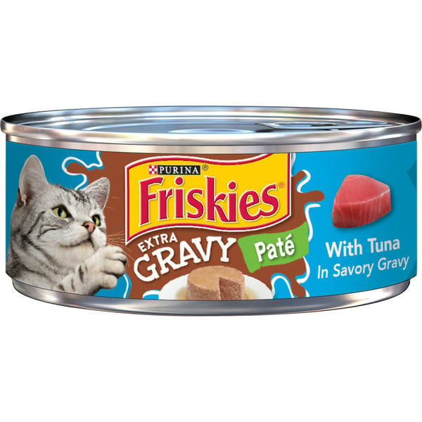 Cat Food & Care Purina Friskies Gravy Pate Wet Cat Food, Extra Gravy Pate With Tuna in Savory Gravy hero