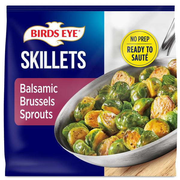 Frozen Vegan & Vegetarian Birds Eye Skillets Balsamic Brussels Sprouts Frozen Vegetables hero