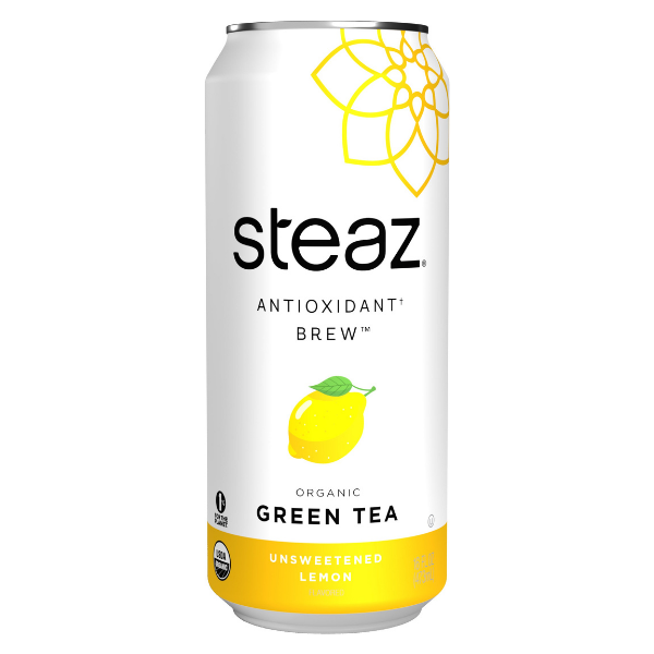 Refrigerated Steaz Antioxidant Brew Tea, Unsweetened Lemon hero