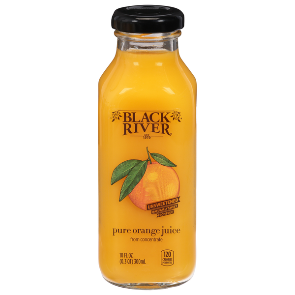 Juice & Nectars Black River Orange Juice, Pure hero