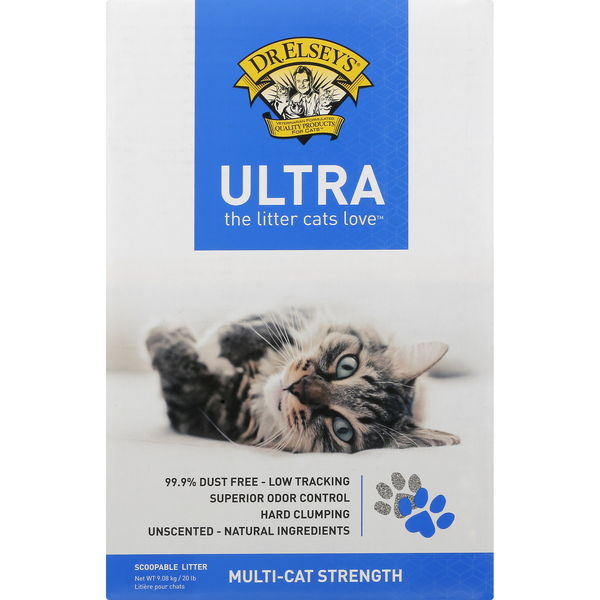 Cat Food & Care Dr. Elsey's Litter, Scoopable, Ultra, Multi-Cat Strength hero