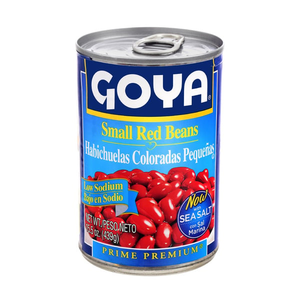 Canned Meals & Beans Goya Premium Small Red Beans, Low Sodium hero