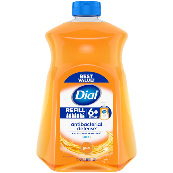 Dial antibacterial hand soap refill 52 oz sale