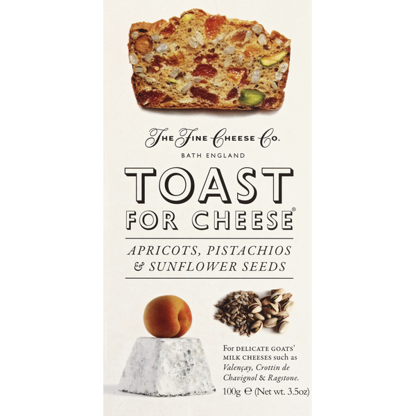 Crackers The Fine Cheese Toast for Cheese, Apricots, Pistachios & Sunflower Seeds hero