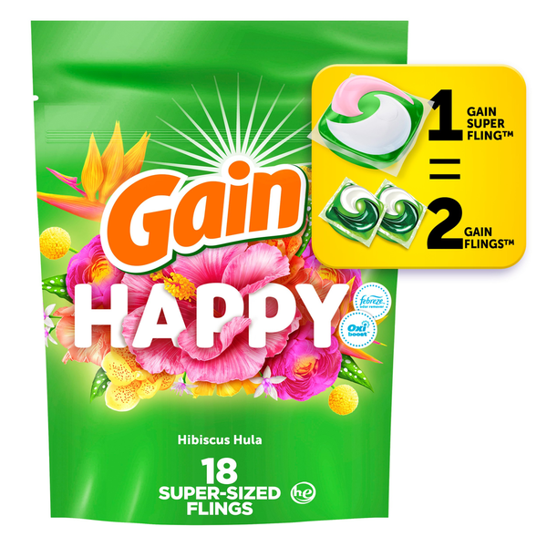 Gain Super Sized Flings, Happy hero