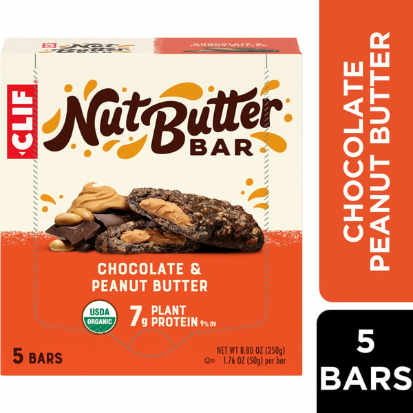 Candy & Chocolate CLIF BAR Chocolate Peanut Butter Organic Nut Butter Filled Energy Bars hero