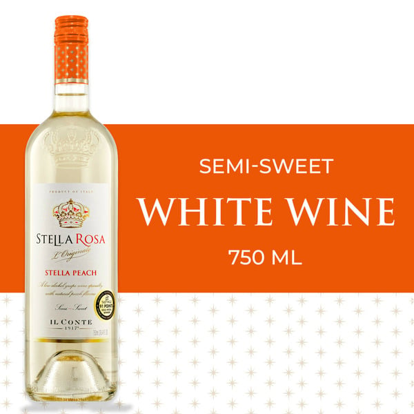 Sweet White Wine Stella Rosa Peach hero