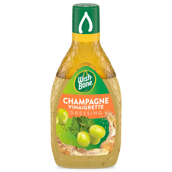 Salad Dressing & Toppings Wish-Bone Champagne Vinaigrette Salad Dressing hero