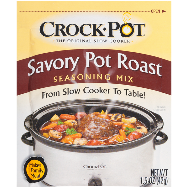 Marinades & Meat Preparation Crockpot Savory Pot Roast Seasoning Mix hero