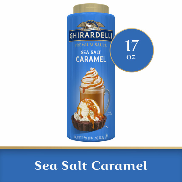 Baking Supplies & Decor Ghirardelli Premium Sea Salt Caramel Sauce hero