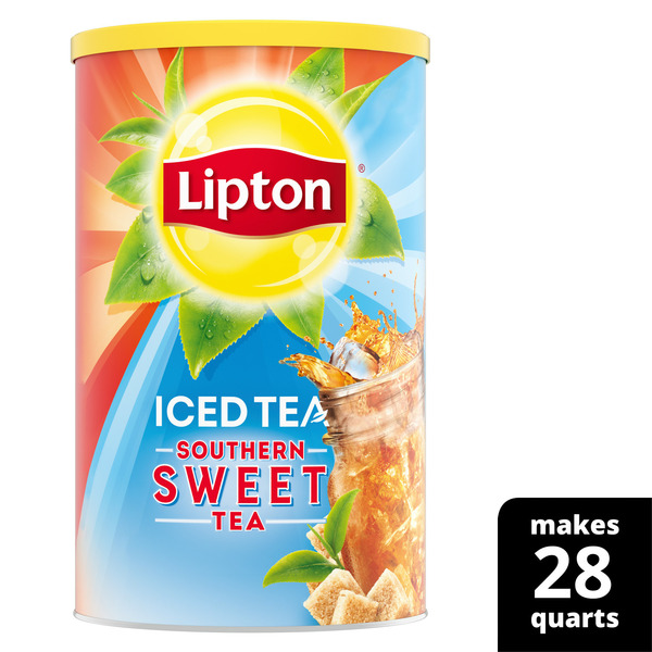 Tea Lipton Black Tea Iced Tea Mix Southern Sweet hero