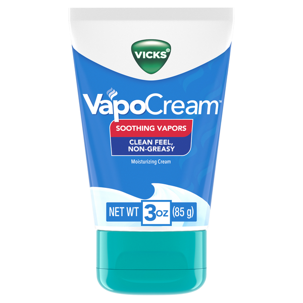 Cold, Flu & Allergy Vicks VapoCream, Non- Greasy Moisturizing Cream, For Adults and Children Ages 2+ hero