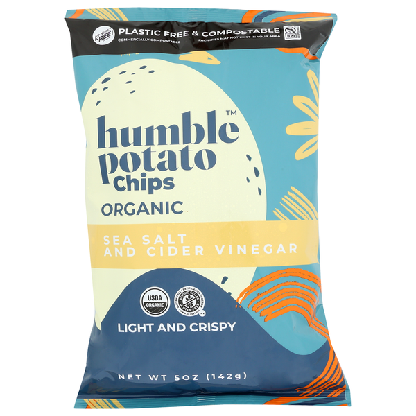 Humble Potato Chips Organic Potato Chips-Sea Salt & Vinegar hero