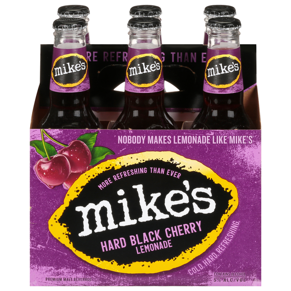 Flavored Malt Beverage Mike's Malt Beverage, Premium, Hard Black Cherry Lemonade hero