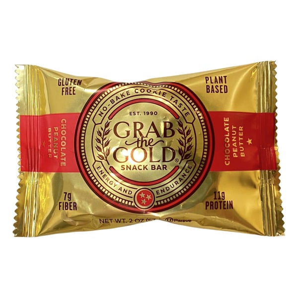 Protein & Meal Replacements Grab The Gold Chocolate Peanut Butter, Snack Bar, 11g Protein, High Fiber hero