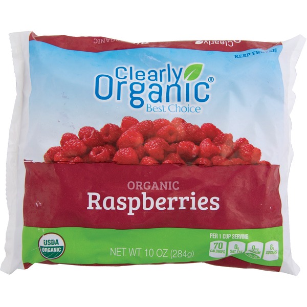 Frozen Produce Best Choice Clearly Organic Raspberries hero