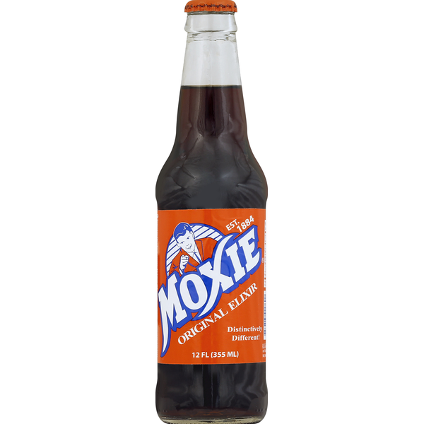 Soft Drinks Moxie Elixir, Original hero