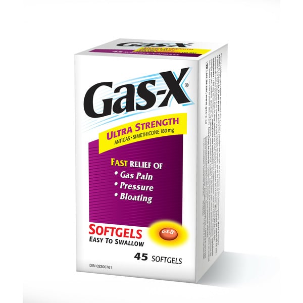 Digestive Health Gas-X Simethicone 180 Mg Ultra Strength hero