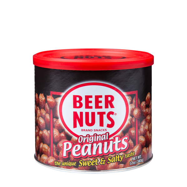 Nuts, Seeds & Dried Fruit BEER NUTS Brand Snacks Original Peanuts Can hero