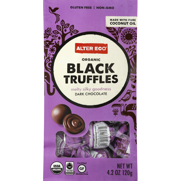 Candy & Chocolate Alter Eco Organic Black Chocolate Truffles hero