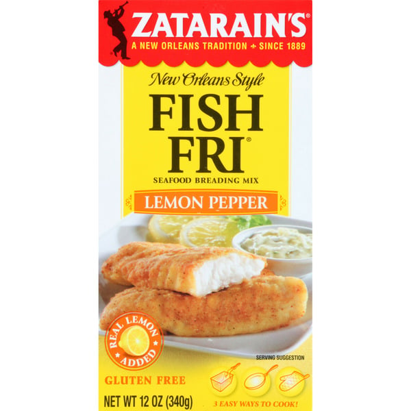 Marinades & Meat Preparation Zatarain's Lemon Pepper Fish Fri hero