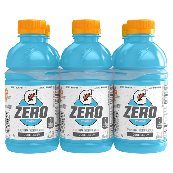 Energy & Sports Drinks Gatorade Thirst Quencher, Zero Sugar, Cool Blue hero