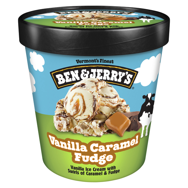 Ice Cream & Ice Ben & Jerry's Ice Cream, Vanilla Caramel Fudge hero