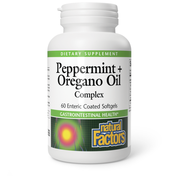 Vitamins & Supplements Natural Factors Peppermint + Oregano Oil hero