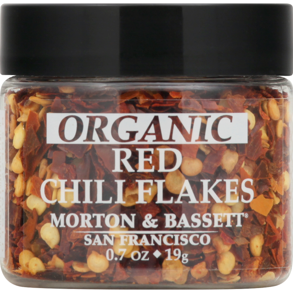 Spices & Seasonings Morton & Bassett Spices Chili Flakes, Red, Organic hero