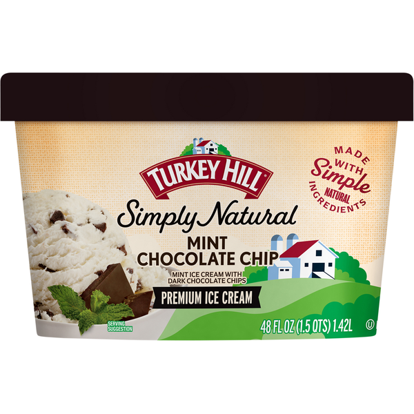 Ice Cream & Ice Turkey Hill All Natural Mint Chocolate Chip Ice Cream hero