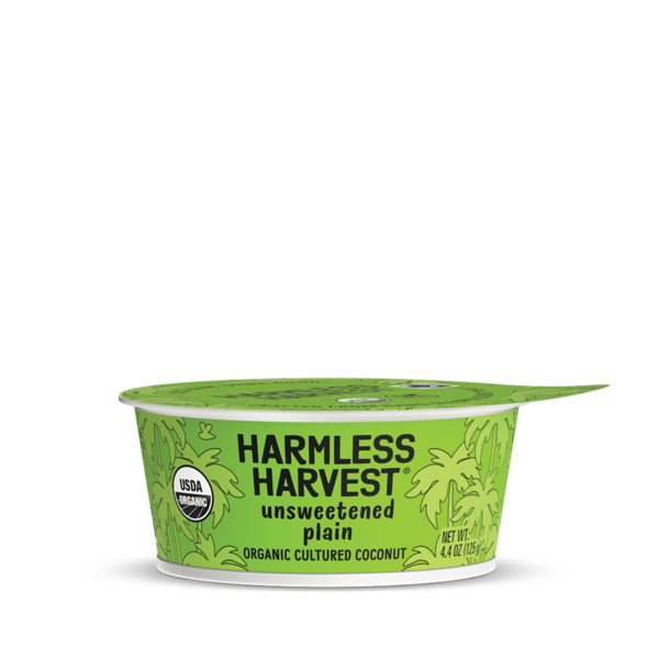 Yogurt Harmless Harvest Organic, Unsweetened Plain, Dairy Free Yogurt Alternative hero