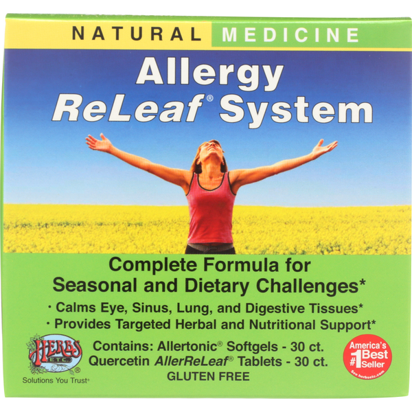 Dietary Supplements Herbs, Etc. Allergy Releaf System hero