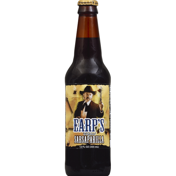 Soft Drinks Earp’s Sarsaparilla Sarsaparilla, Original hero