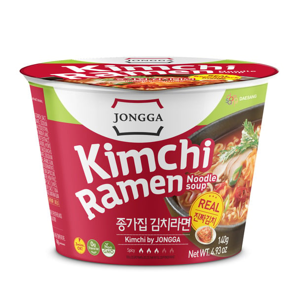 Asian Foods Jongga Kimchi Ramen Noodle Soup hero