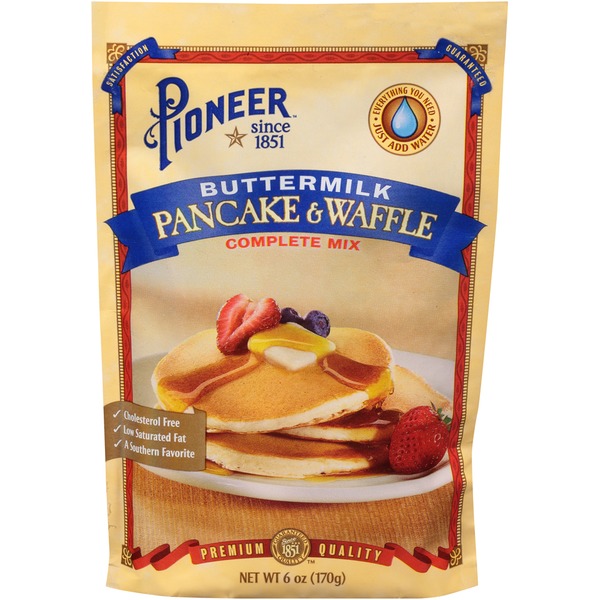 Hot Cereal & Pancake Mixes Pioneer Complete Buttermilk Pancake & Waffle Mix hero