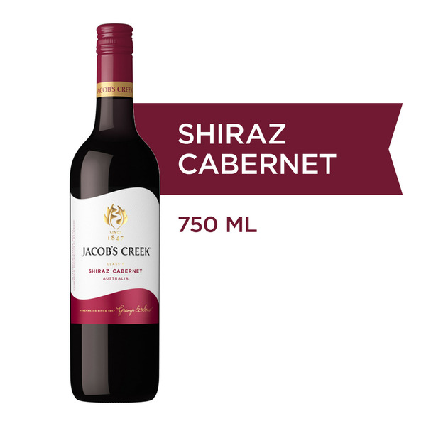 Red Wines Jacob's Creek Shiraz Cabernet hero