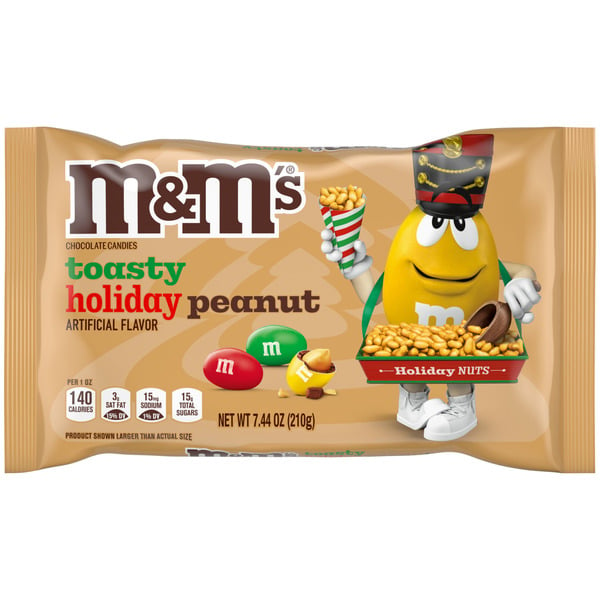 M&M's Toasty Holiday Peanut Chocolate Christmas Candy hero