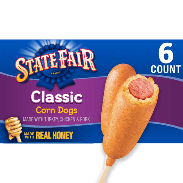 Frozen Meals State Fair Classic Corn Dogs, 6 Count (Frozen) hero