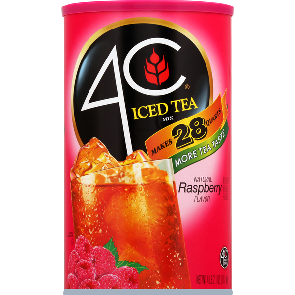 Drink Mixes 4C Foods Iced Tea Mix, Raspberry hero