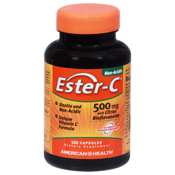 Vitamins & Minerals American Health Ester-C With Citrus Bioflavonoids, Capsules hero